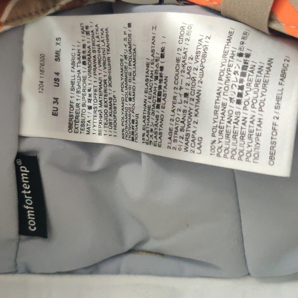 Bogner Mageli Insulated Ski Pants in Orange Floral 4 - Picture 5 of 8